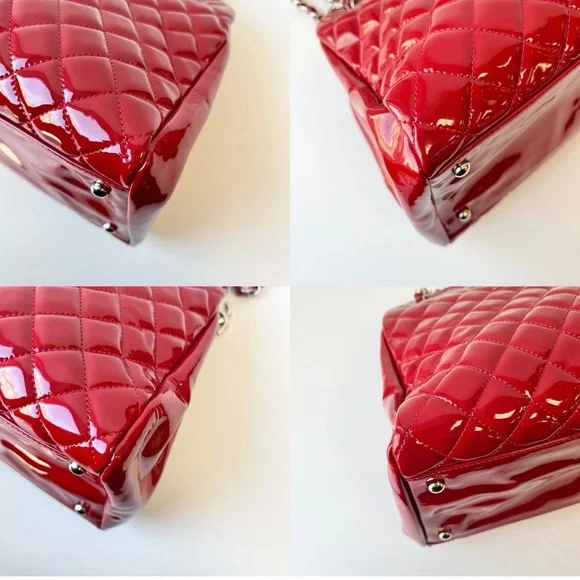 Chanel Mademoiselle Red Patent Leather Shoulder Bag - Vintage and EUC! - Picture 14 of 17